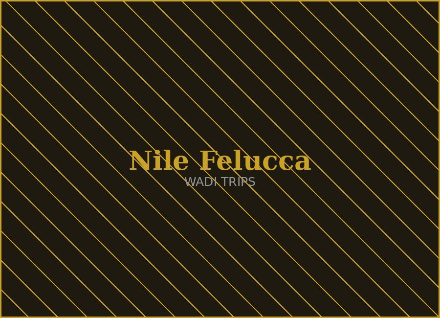 Nile Felucca Sunset Cruise