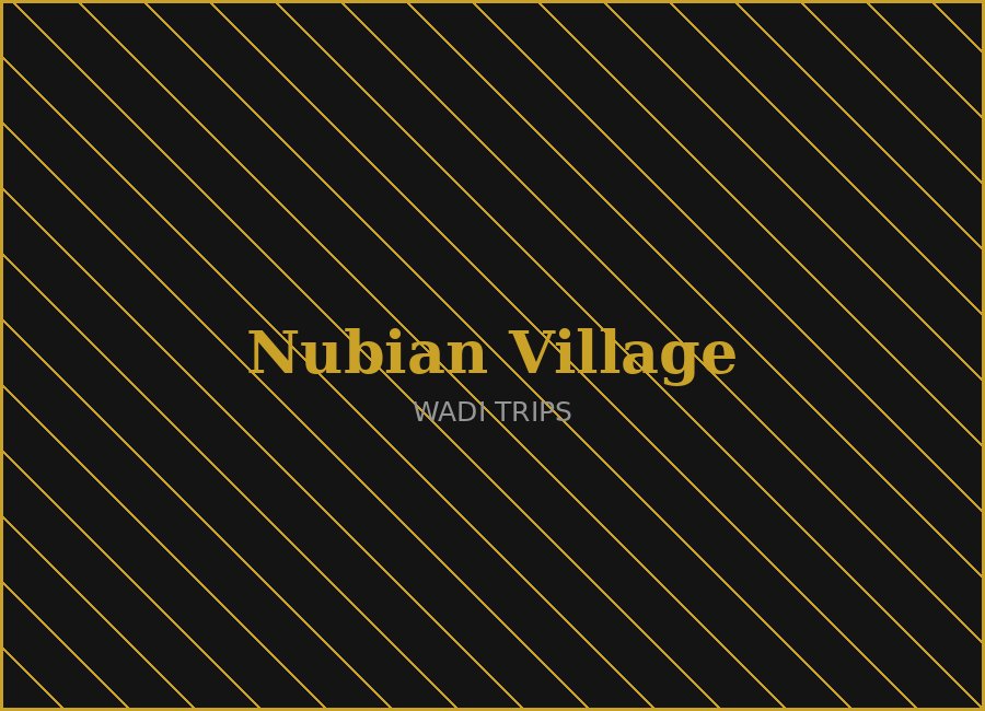 Aswan Nubian Village & Botanical Island
